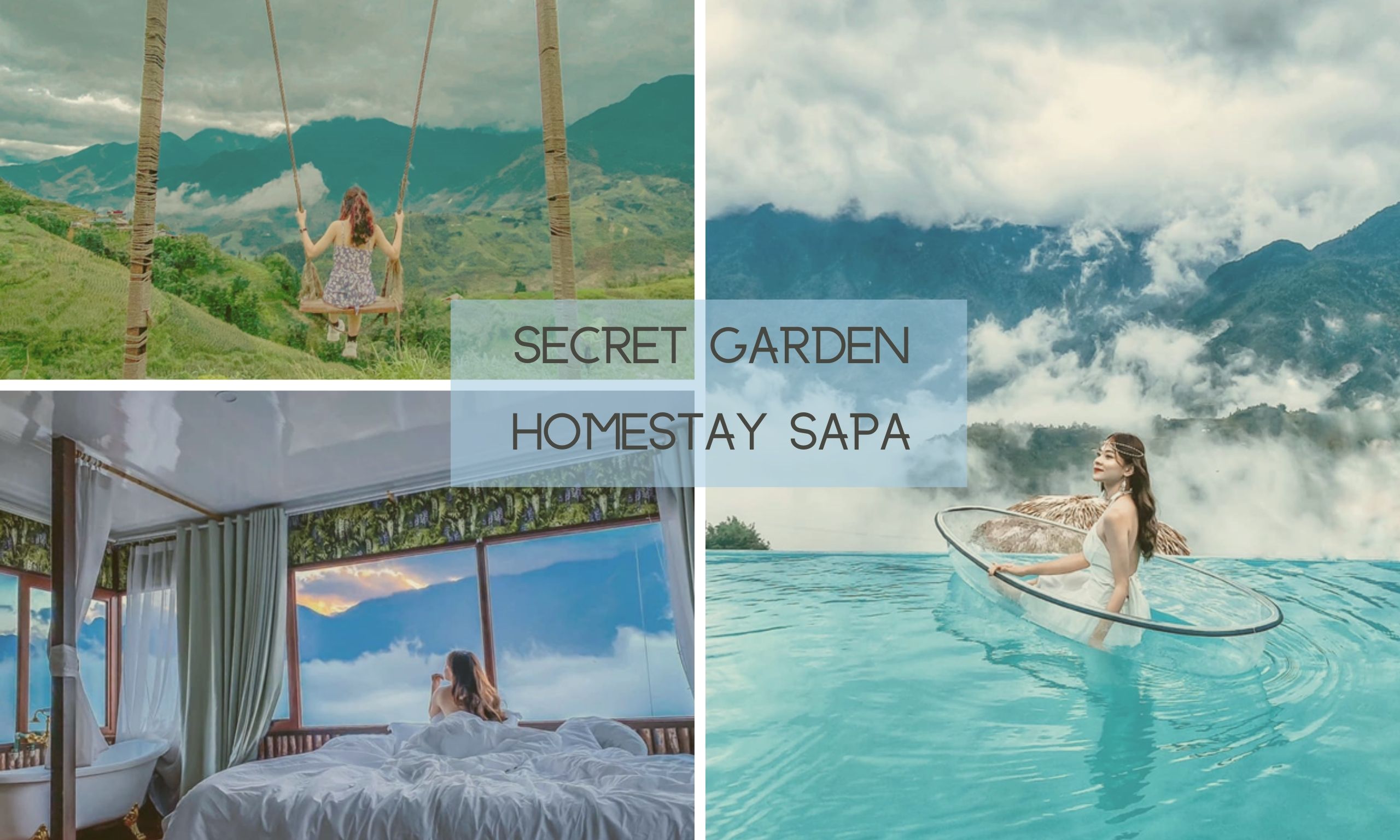 Ngắm view thung lũng tại “Secret Garden Homestay Sapa”